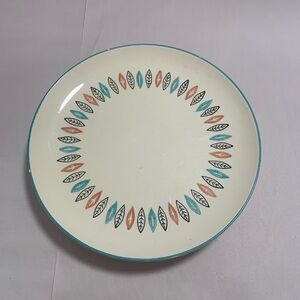 MCM Marcrest NORDIC MINT 10” Dinner Plates. Set of 3. VTG Rare
